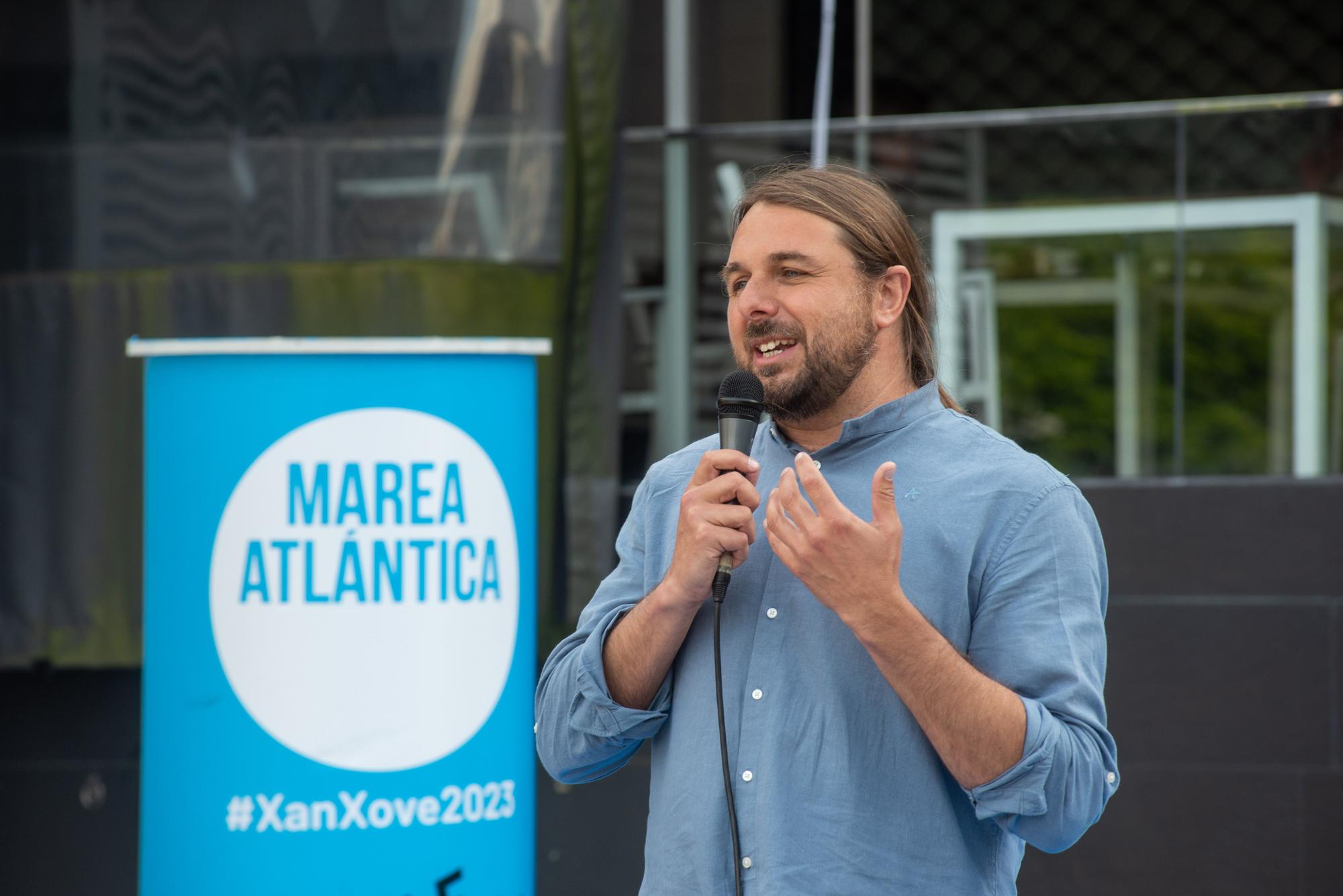 Elecciones municipales A Coruña: acto de Marea Atlántica en As Conchiñas