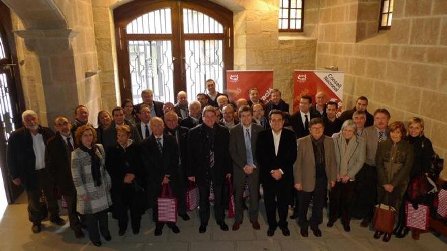 Reunió de la Federació de Municipis a Solsona, el febrer del 2012