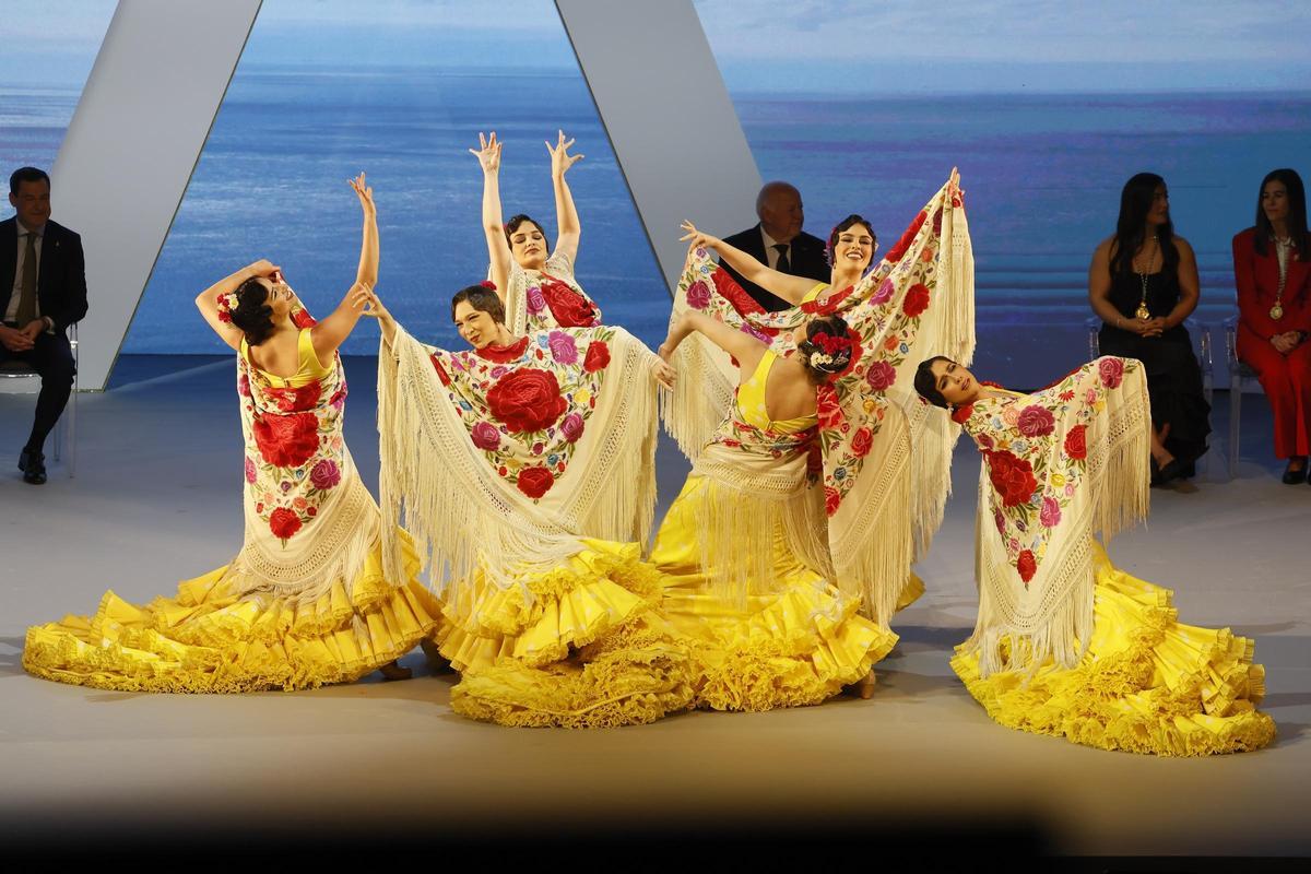 Actuación de baile flamenco.