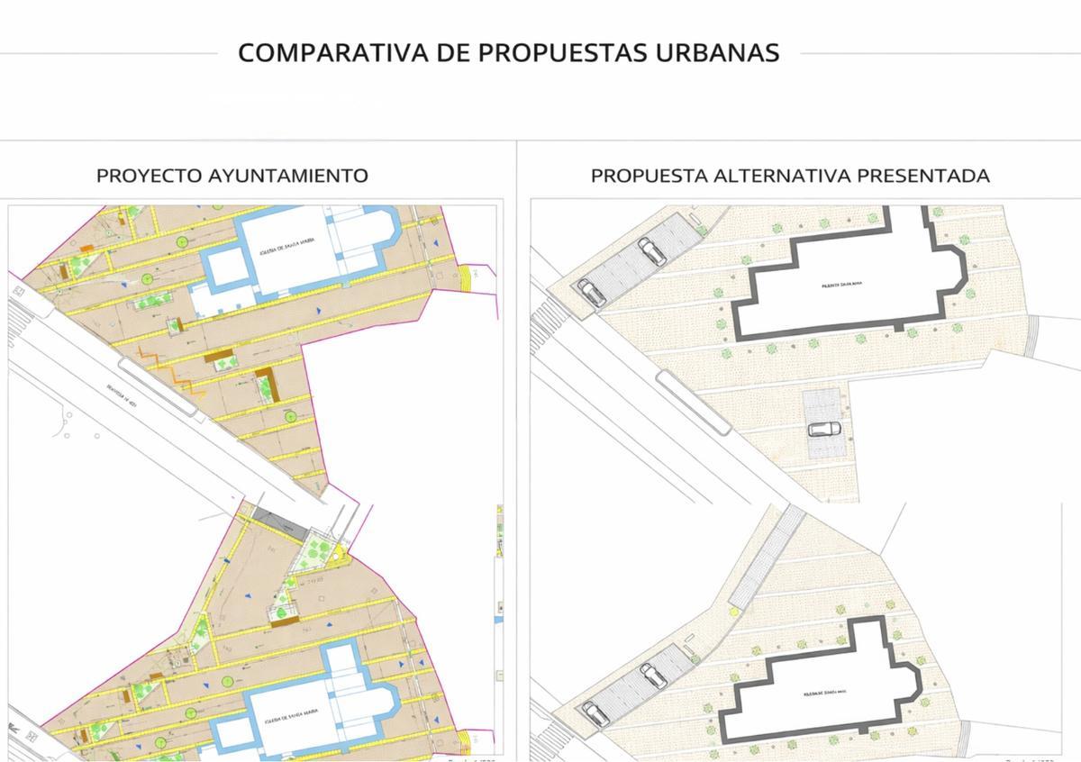 Remodelación plaza John Williams de Tábara