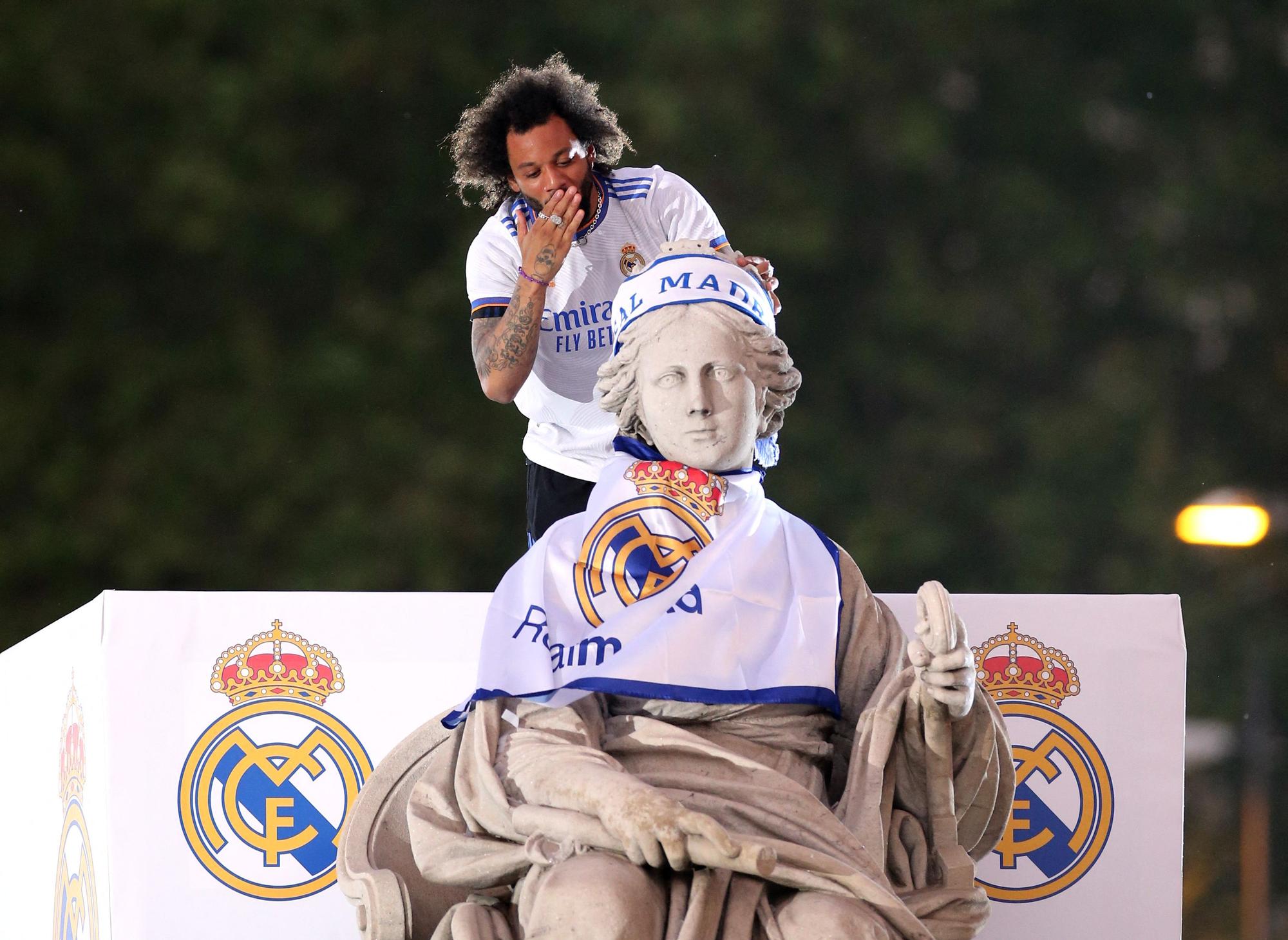 LaLiga - Real Madrid celebrate winning LaLiga