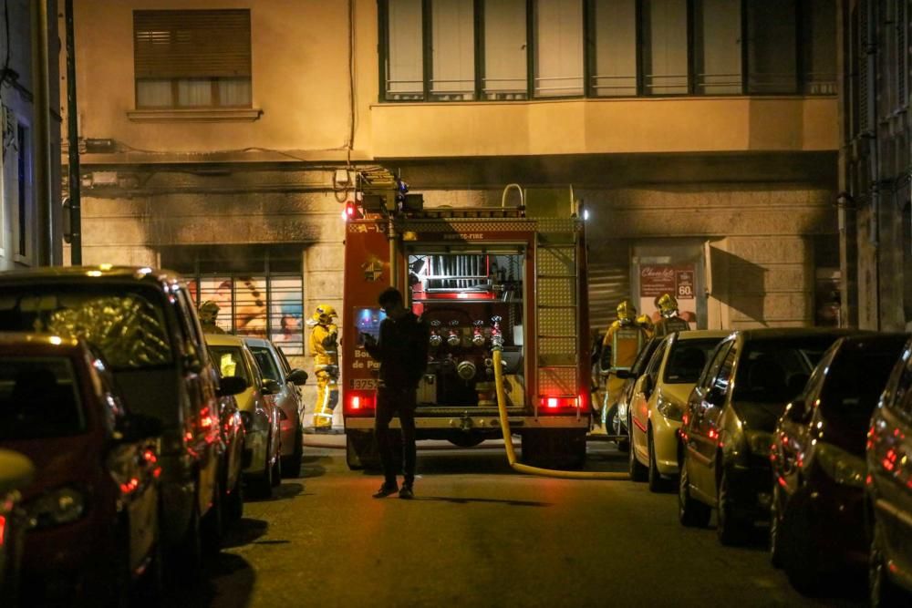 Declarado un incendio en el spa urbano Hidrópolis del centro de Palma