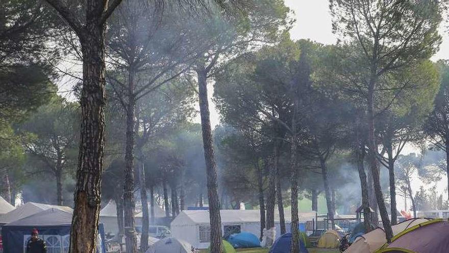 Campamento de Motaurus en Tordesillas.