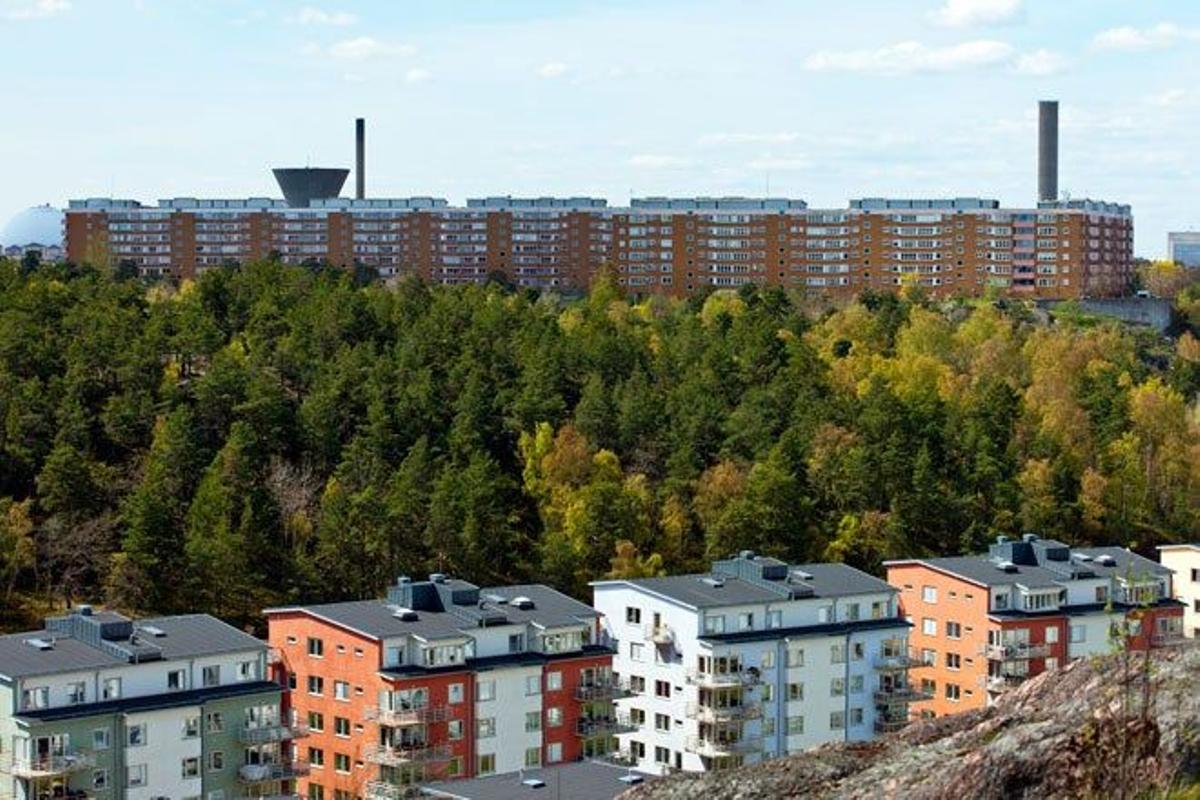 Edificios de apartamentos en la municipalidad de Nacka.