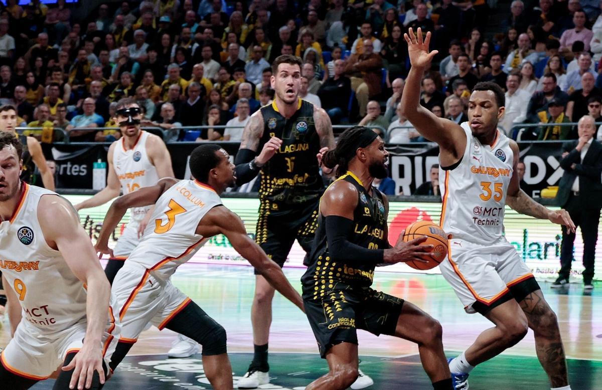 Partido La Laguna Tenerife CB Canarias - Galatasaray de los cuartos de final de la BCL