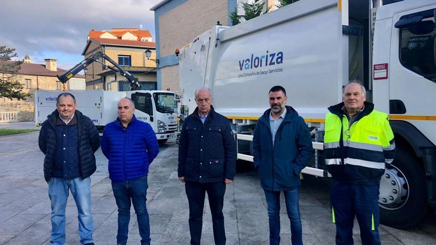 Presentación de la campaña de reciclaje que se impulsa desde el Concello de Vilanova.
