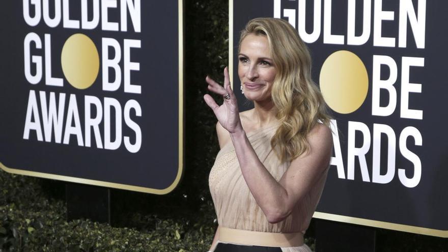 Julia Roberts en los Globos de Oro.