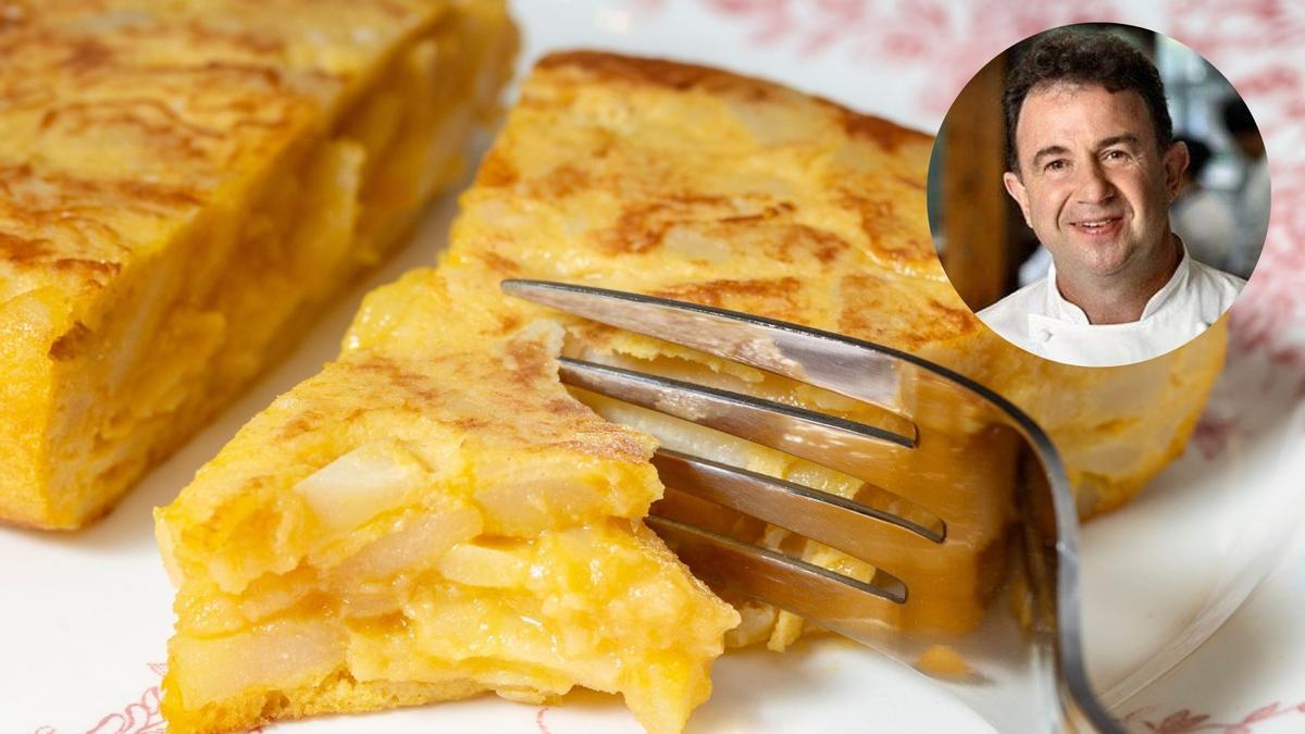 El truco del chef Martín Berasategui para hacer la tortilla de patata perfecta y baja en calorías