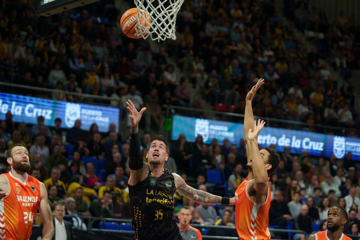 La Laguna Tenerife apabulló al Valencia Basket en la primera parte