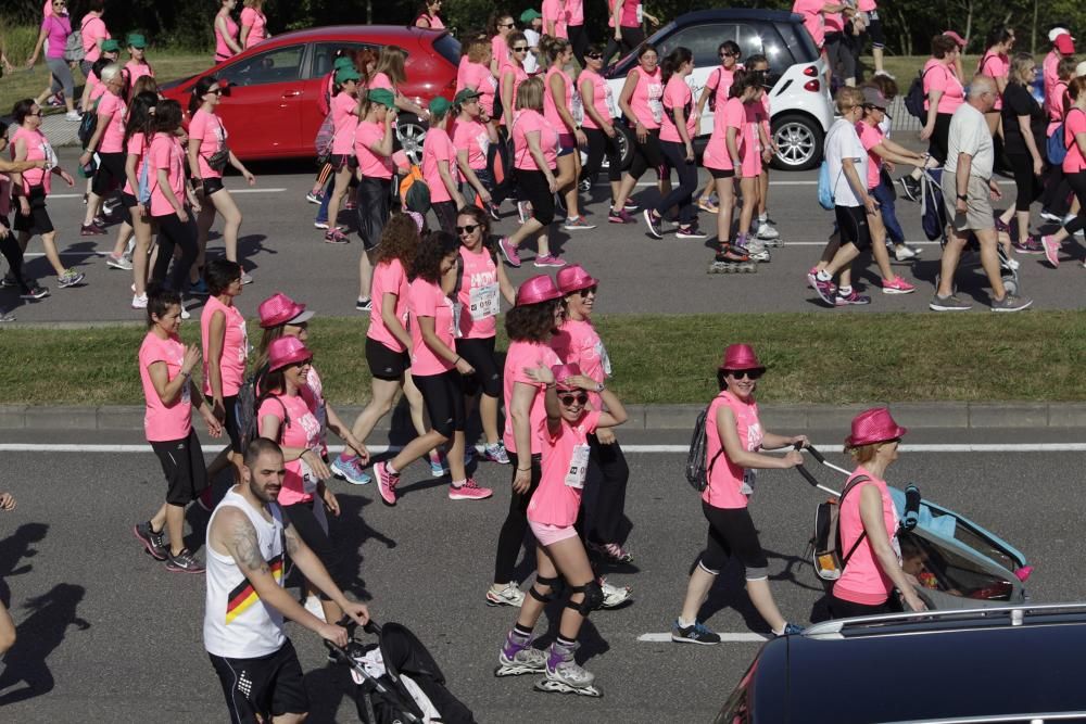 Carrera de la mujer en la zona este de Gijón.