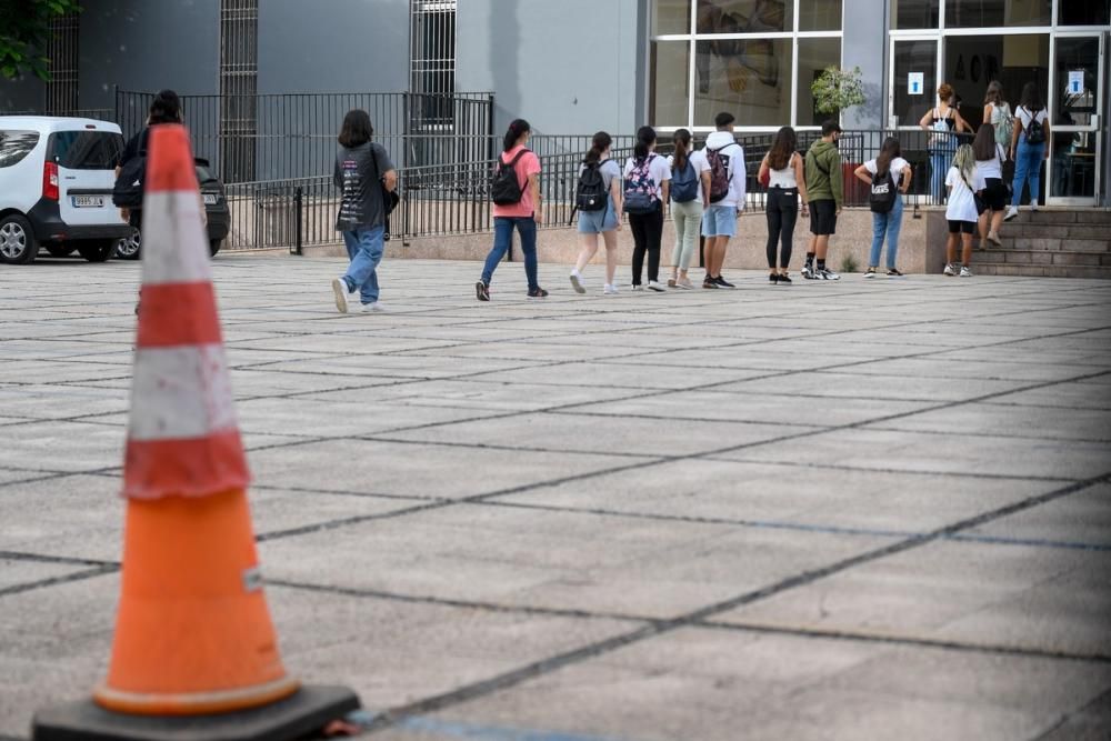 Vuelta al cole de los alumnos de Secundaria