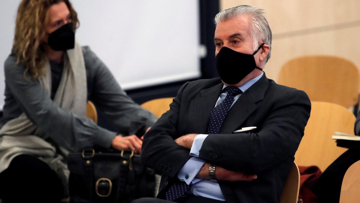 El extesorero del PP, Luis Bárcenas, en el juicio.