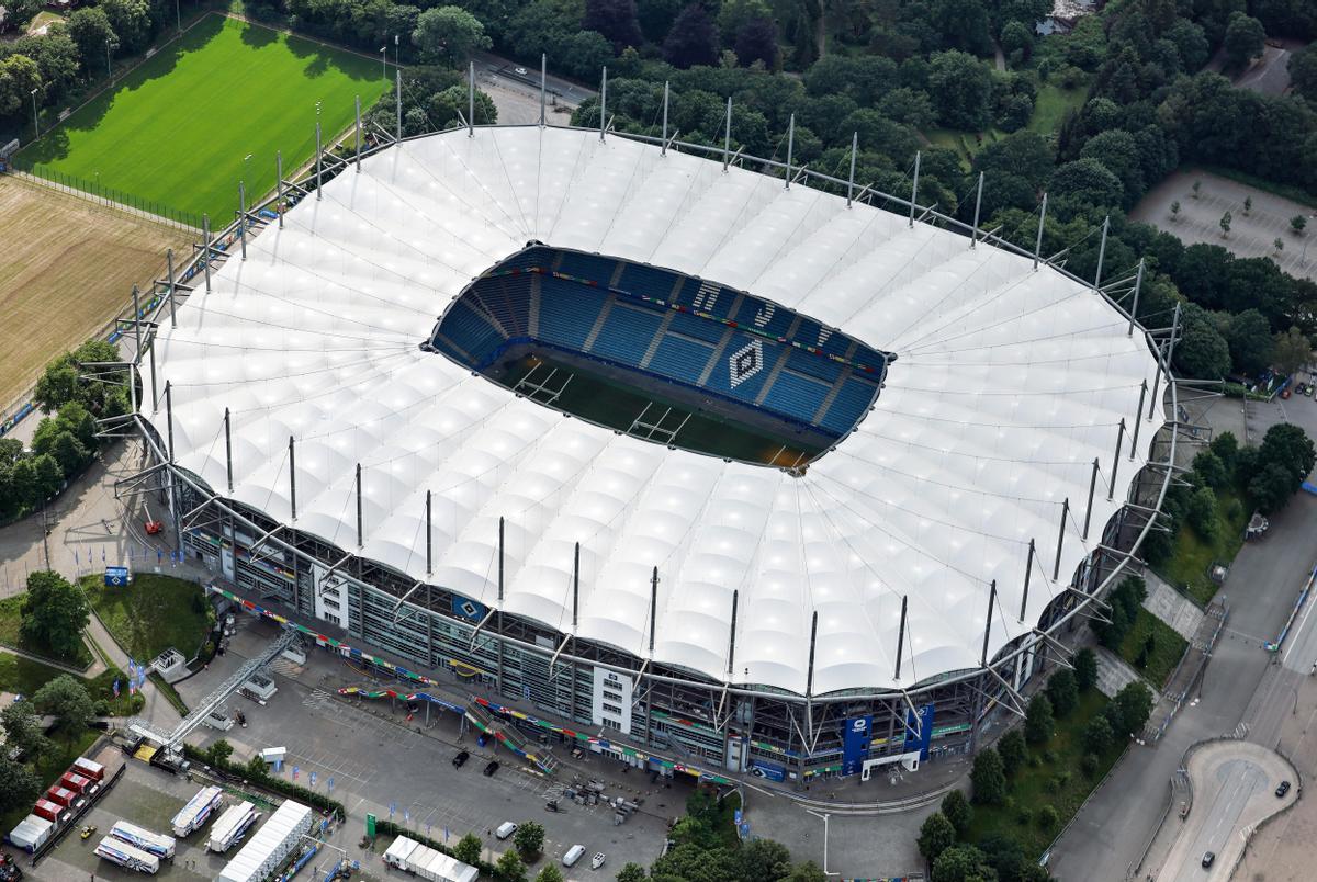 Volksparkstadion Hamburg, uno de los estadios donde se juega la Eurocopa 2024