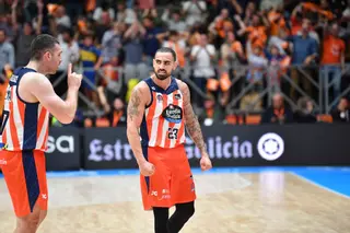 El triple de Barrueta ante el Real Madrid, en el podio de las mejores jugadas de la ACB