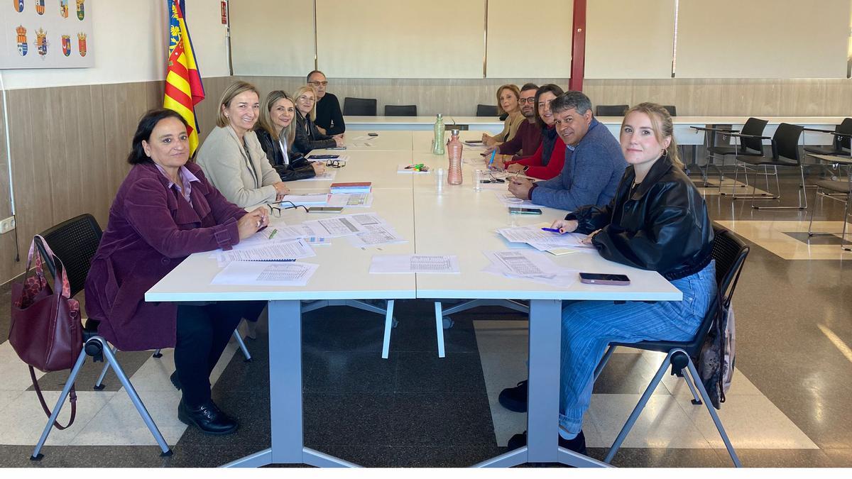 Reunión servicios sociales en la Mancomunitat de Camp de Túria.