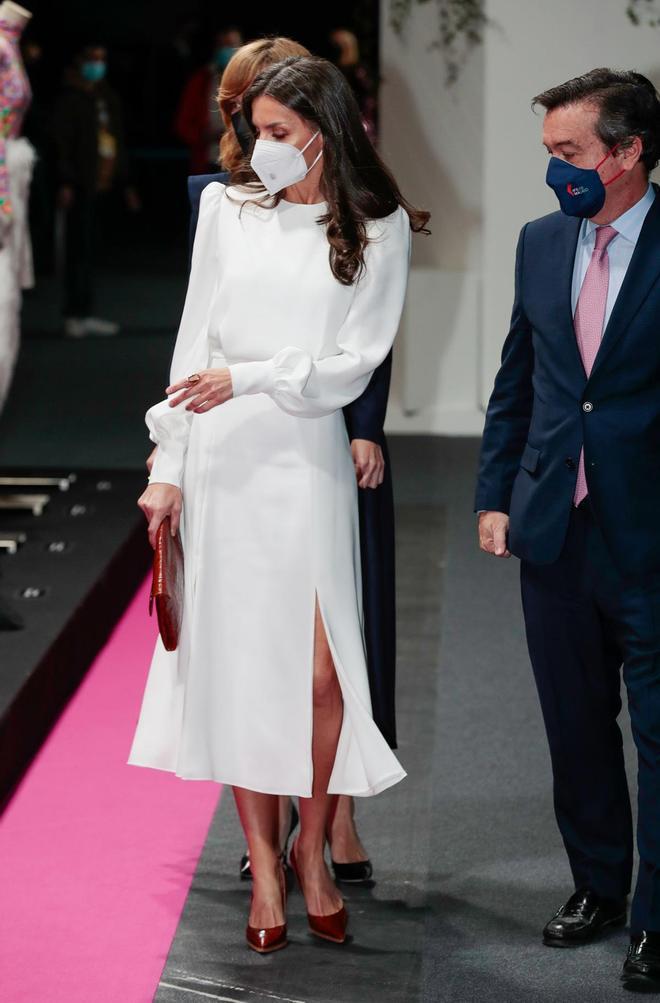 La reina Letizia en la inauguración de la Madrid Fashion Week 2022