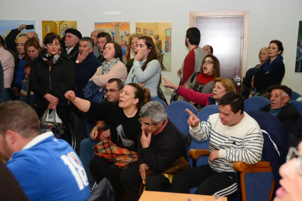 La tensión por el trazado del paseo de Seara estalla en el pleno de Moaña