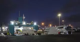Llegada de los coches del Rally Islas Canarias al Muelle de la Luz