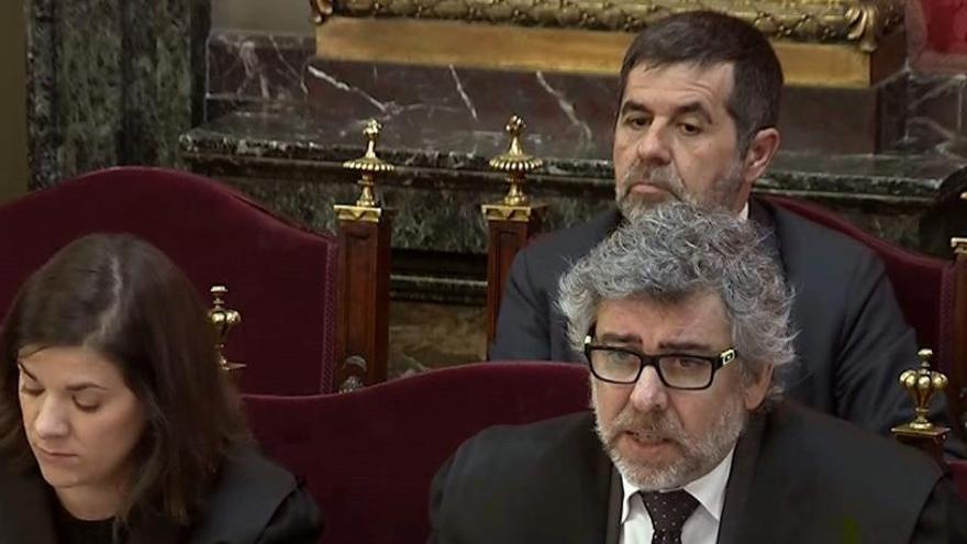 Jordi Sànchez, en un momento del juicio del &#039;procés&#039;.