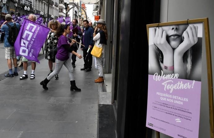 08/03/19 LAS PALMAS DE GRAN CANARIA. Huelga de Consumo en la calle Triana. Fotógrafa: YAIZA SOCORRO.