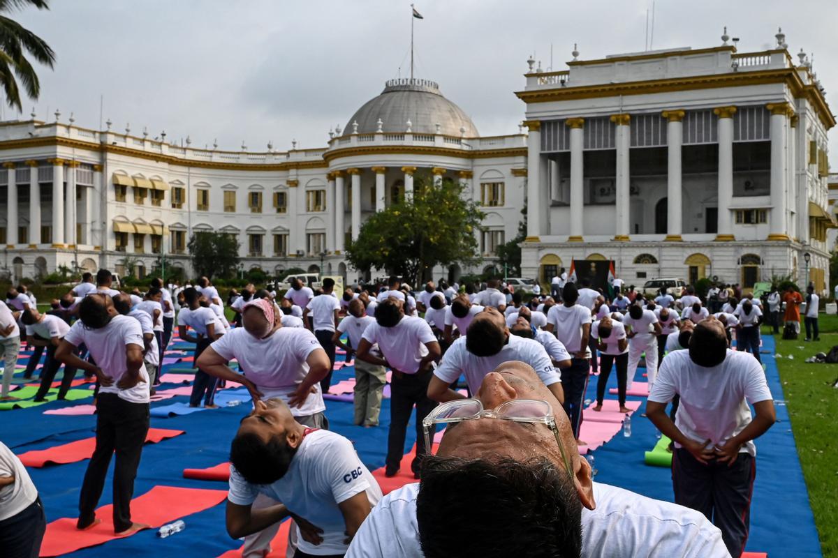 Día Internacional del Yoga en la India