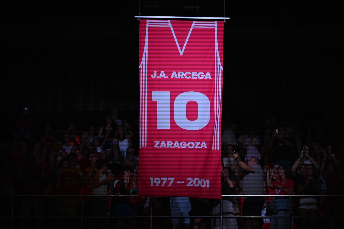 La camiseta de José Ángel Arcega.