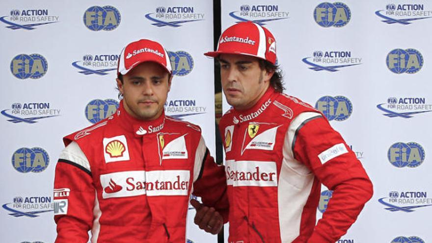 Massa i Alonso, els dos pilots.