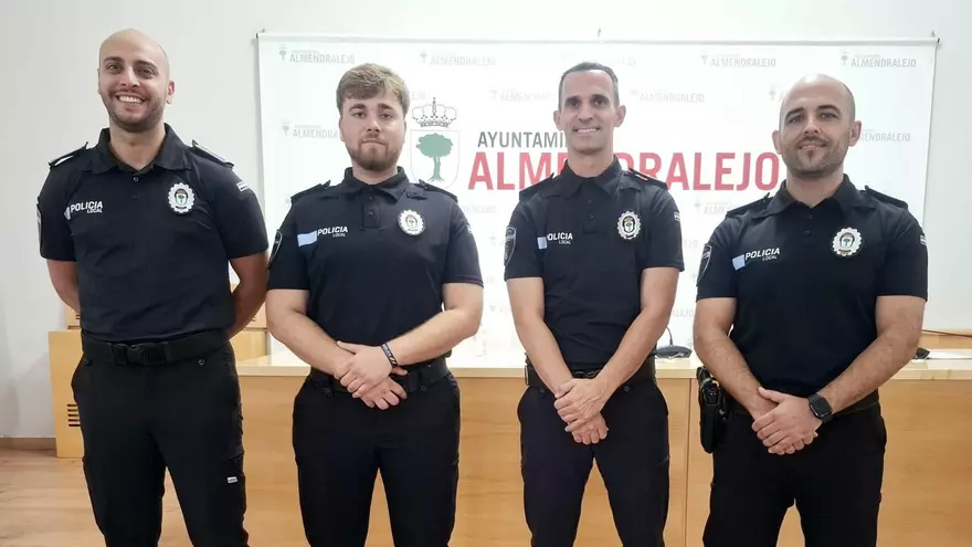 La policía local de Almendralejo alcanza los 58 agentes