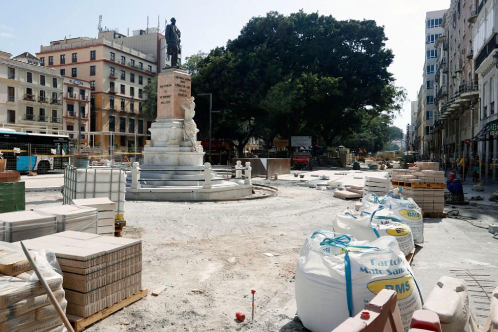 El presidente de la Junta, Juanma Moreno, inaugurará los dos tramos peatonalizados de la Alameda Principal el 15 de agosto,  el primer día de la Feria de Málaga.