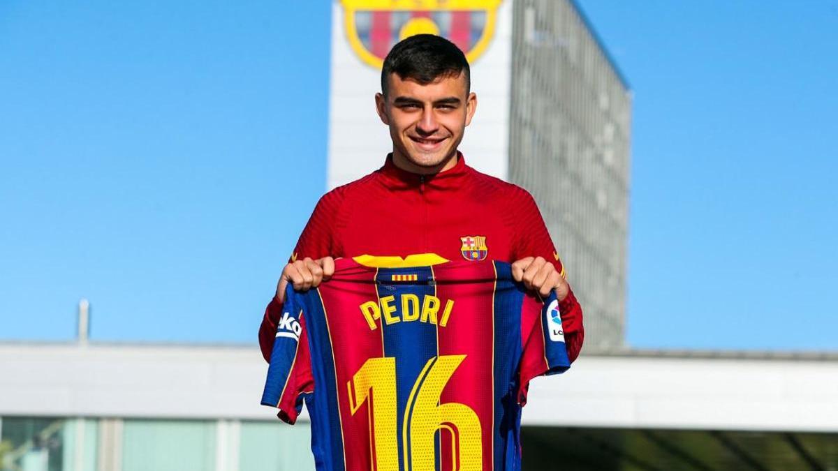 Descubre el dorsal que llevará Pedri en el Barça - El Día