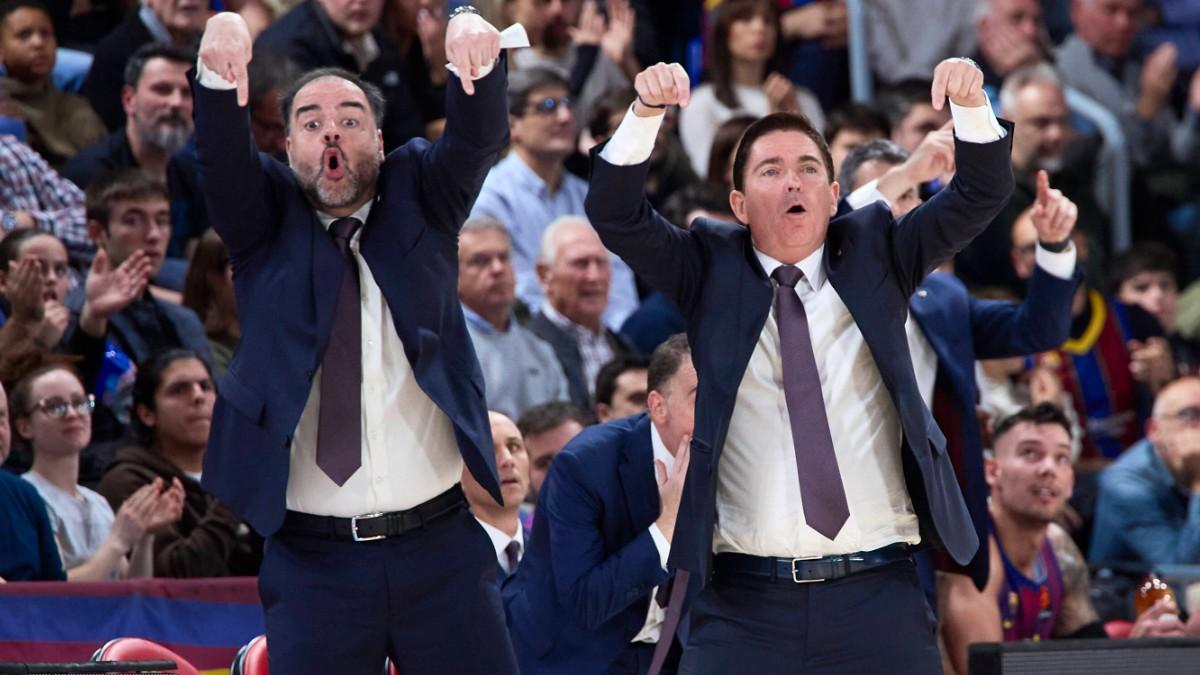 Íñigo Zorzano y Xavi Pascual regresaron al Palau Blaugrana