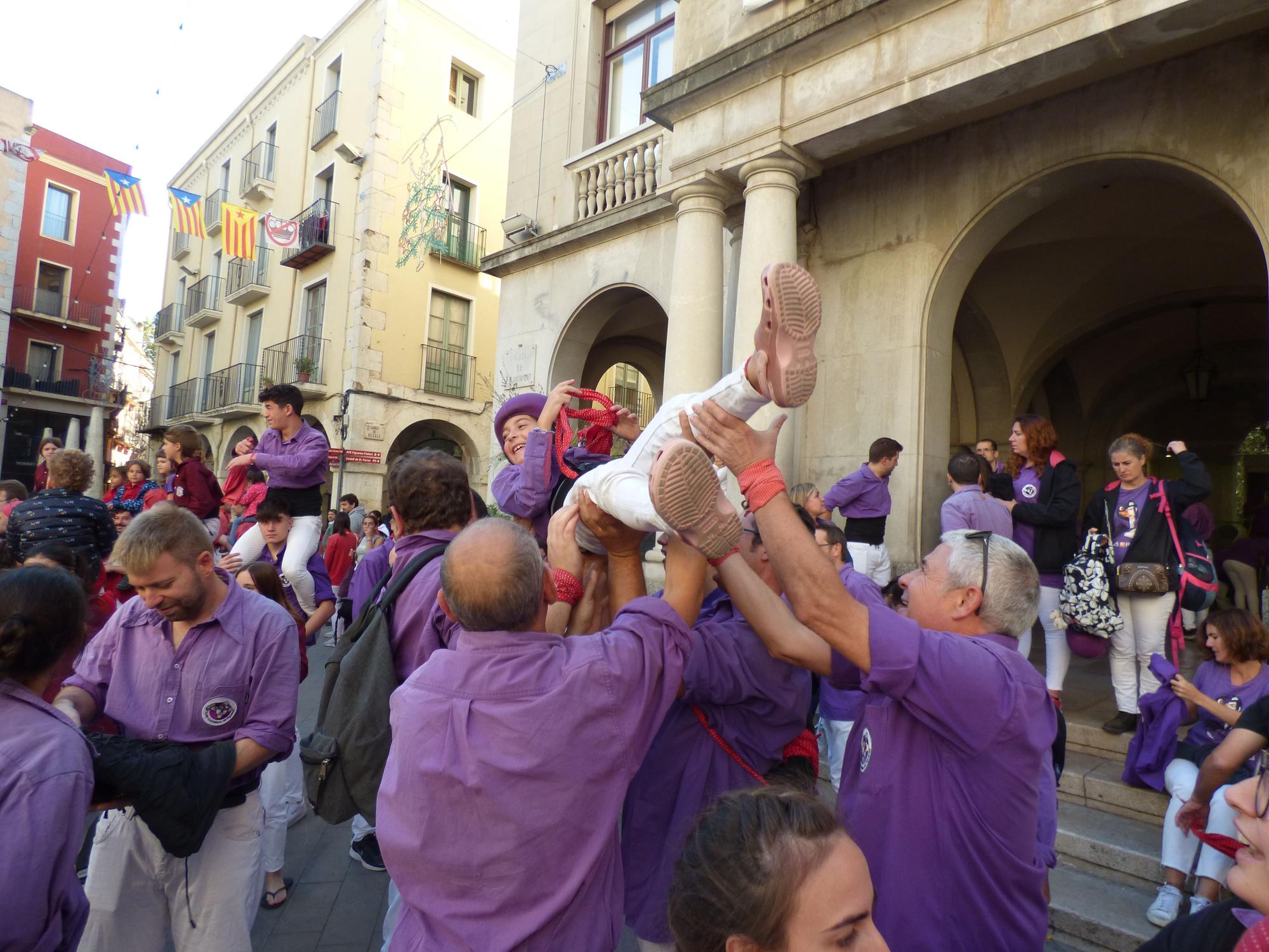 Els Merlots de Figueres celebren el final de temporada acompanyats de la Colla Jove de Barcelona i els Maduixots