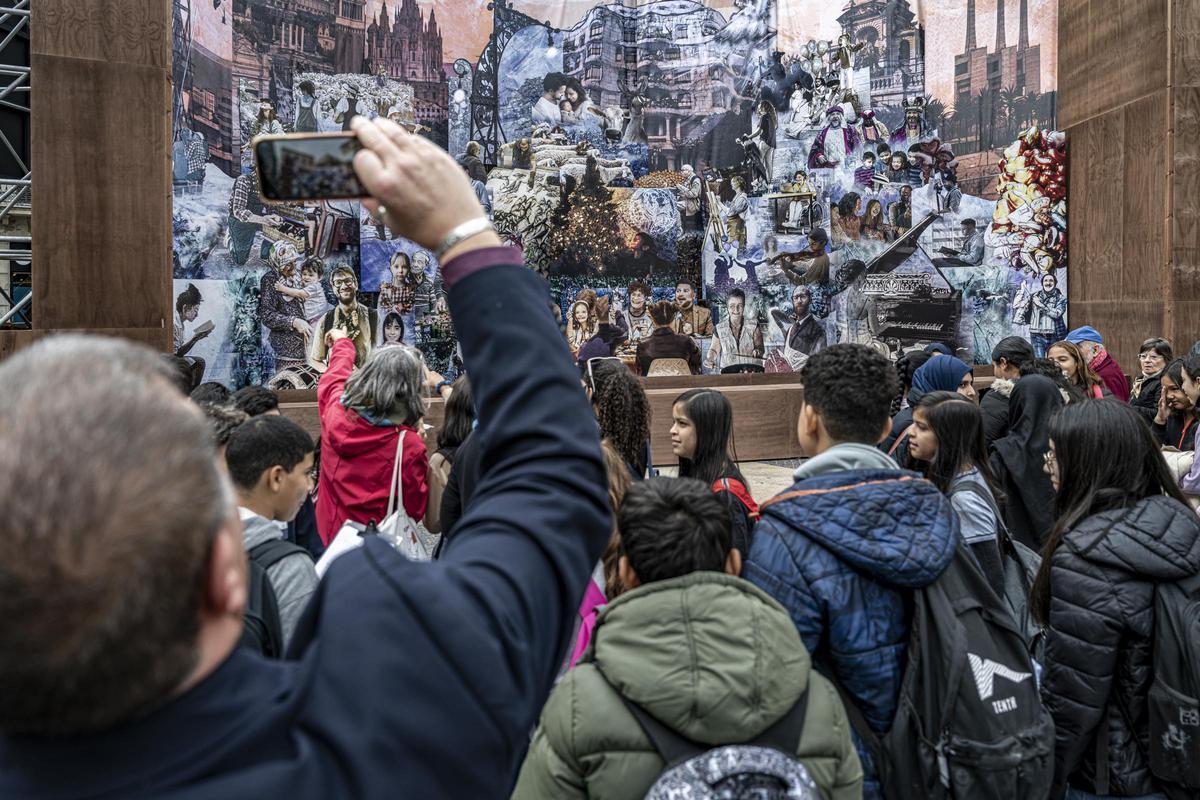 El pessebre de Barcelona obre al públic