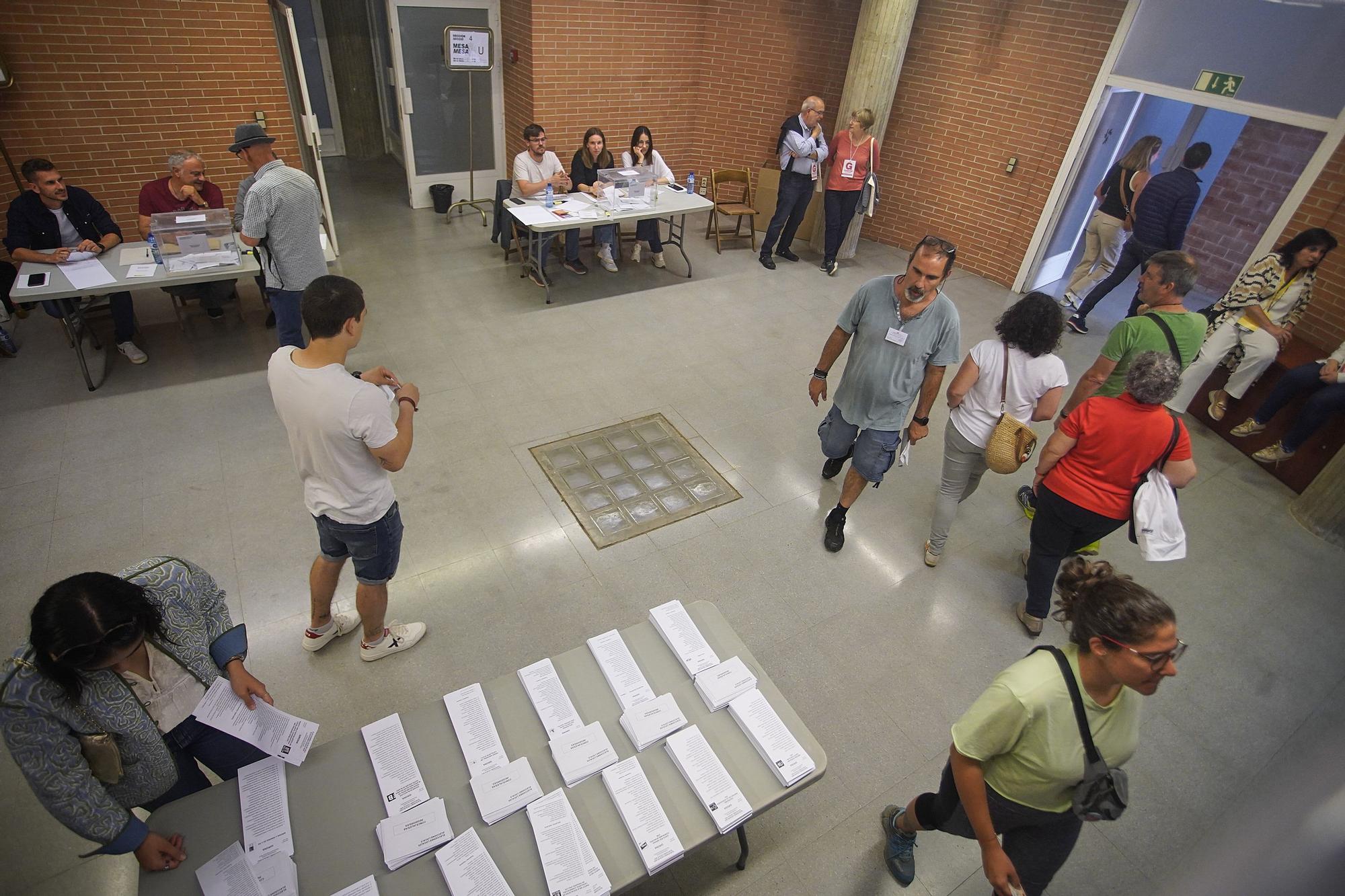 Jornada d'eleccions municipals a Girona