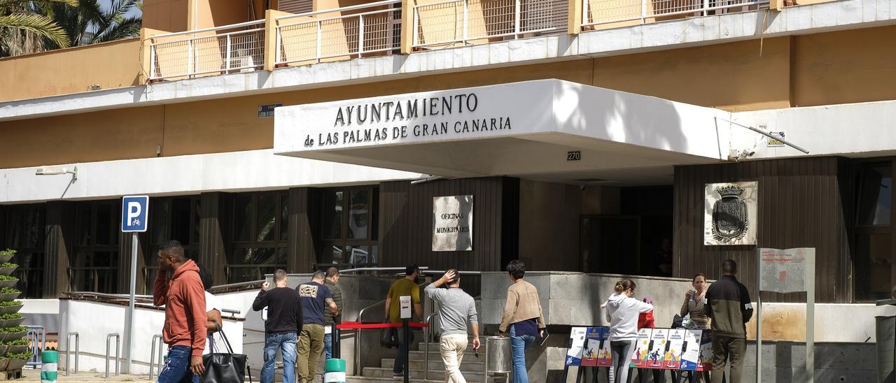 Oficinas municipales de Las Palmas de Gran Canaria, en la calle León y Castillo.