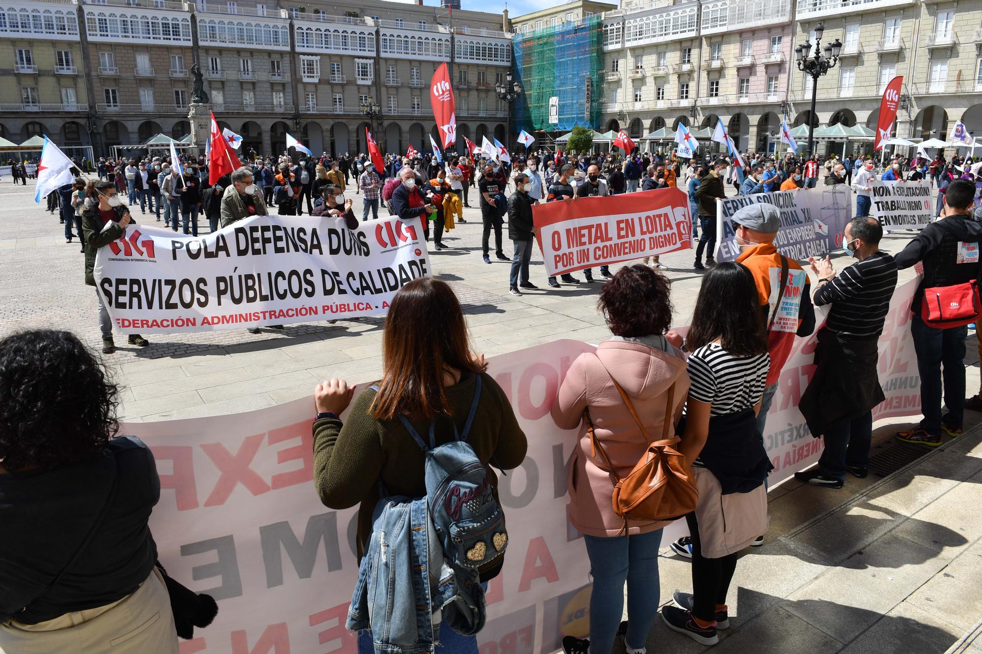 Manifestación del 1 de mayo en A Coruña