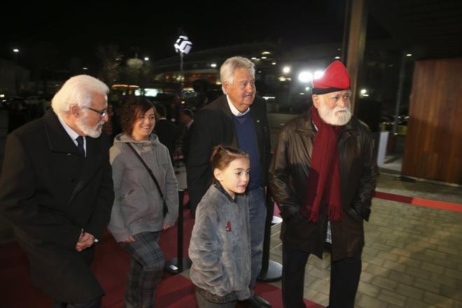 Joan Casals llegando a la gala.