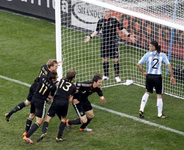 Argentina 0 - Alemania 4