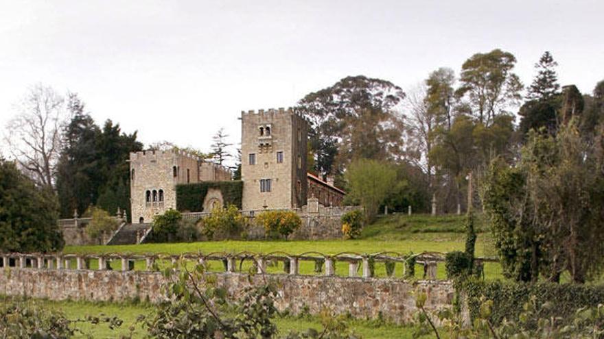 Vista del Pazo de Meirás.