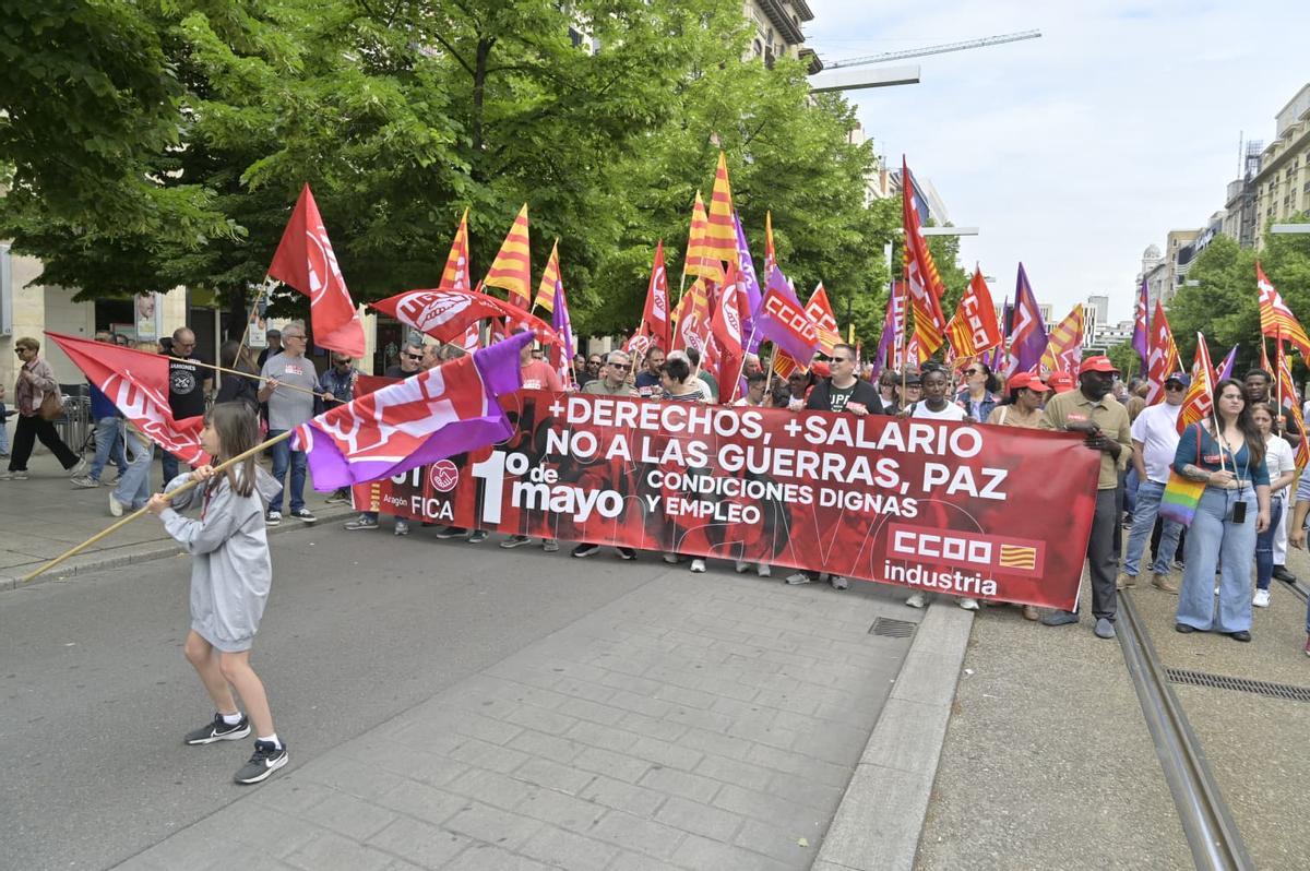 Manifestación del 1 de mayo en Zaragoza: los sindicatos alzan la voz ...