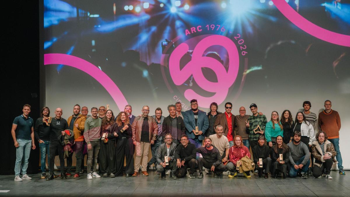 Els premiats aquest dimecres a Tarragona.