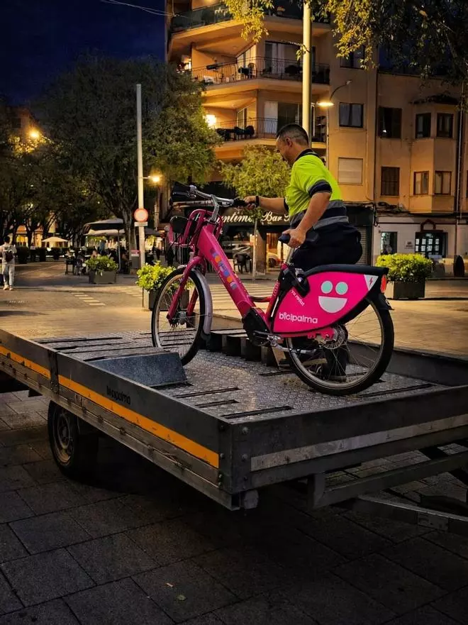 BiciPalma implanta el rebalanceo nocturno de la flota para reforzar la disponibilidad de bicicletas