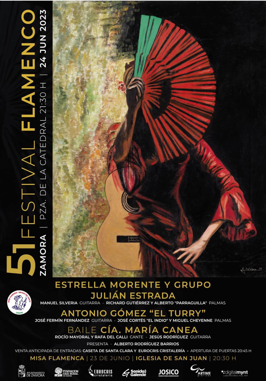 Cartel del Festivla Flamenco 2023
