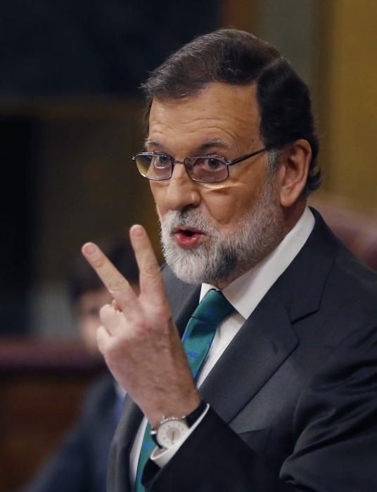 El Congreso celebra la moción de censura a Mariano Rajoy