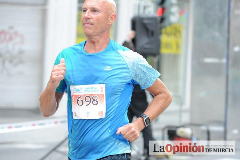 Murcia Maratón y 10 k. Paso por la Gran Vía