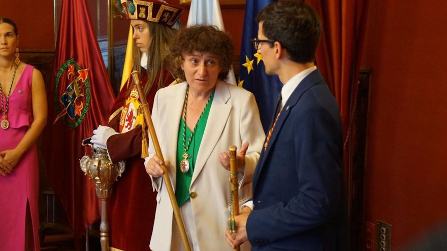 Goretti Sanmartín suprimió el Himno Nacional del Día de Padrón, amparándose en el reglamento