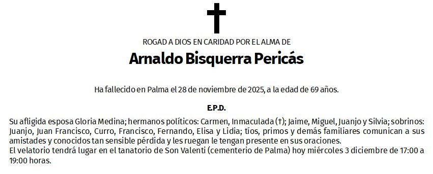 Arnaldo Bisquerra Pericás