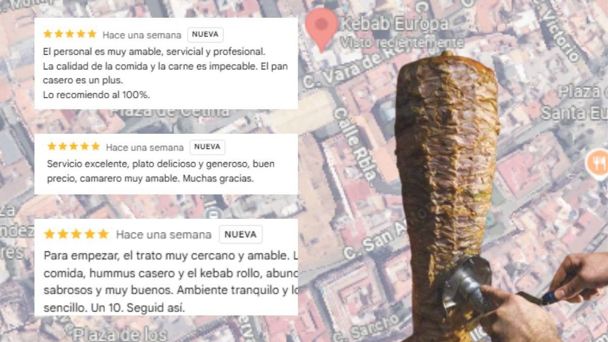 De tener una puntuación de 4,85 y ser el mejor kebab de Murcia a intoxicar a 15 personas así eran las reseñas antes de la crisis alimentaria