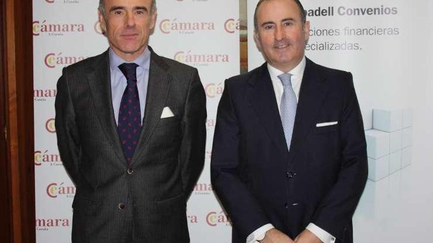 Sabadell Gallego y la Cámara coruñesa facilitan la financiación a las empresas