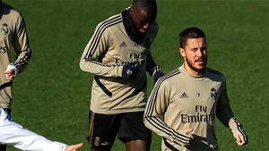 Último entrenamiento del Real Madrid antes del derbi